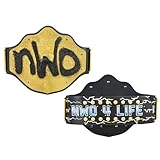 NEW HOLLYWOOD NWO HULKKK HOGAN Wrestling Heavyweight Replica Championship Belt ADULT | HOGANN WRESTLING REPLICA CHAMPIONSHIP BELT 4MM