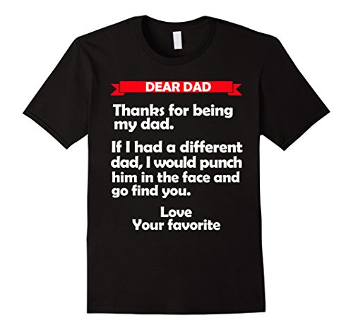 Letter to Dad. Funny Father's Day Gift for Dad T-Shirt