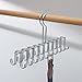 iDesign Classico Metal Tie Hanger, Hanging Closet Organization Storage Holder for Belts, Men's Ties, Women's Shawls, Pashminas, Scarves, Clothing, Accessories, Horizontal Rack