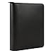 FranklinCovey - Tyler Ring-Bound Binder for FranklinCovey Planners | Leather - Zipper Binder (Classic, Black)