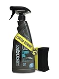 Tecnoxx Tyres Up - Lucidante e Idratante per Pneumatici e Gomma per Auto e Moto - Protezione UV, Brillantezza Intensa e Risultato Immediato - 750 ml con Spruzzatore