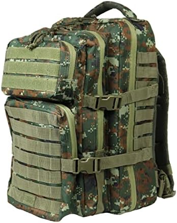 OSAGE RIVER Fishing Tackle Backpack with Fishing Rod Holder, Large Fishing Tackle Bag for Tackle Trays, Tackle Box Backpack for Bass Fishing Camping Traveling Hunting, Camo