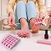 YBEATY 100 Pcs Sponge Toe Separators Soft Finger Separators Premium Pedicure Tool Kit Flexible Toe Divider Spacer for Polishing Pedicure Manicure Coating Gel Painting Nail Art Beauty Accessories