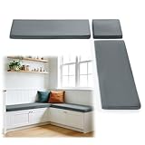 ROYALAY 3 Pcs Breakfast Nook Cushions for Banquette, Bench Cushions for Indoor Furniture with Anti-Slip Bottom, Corner Bench Dining Table Set with Removable Cover