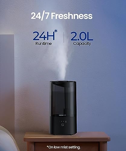 2.0L Cool Mist Ultrasonic Humidifier Quiet