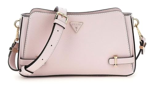 Sac crossbody GUESS Rosalba rose petit format zippé pour femme