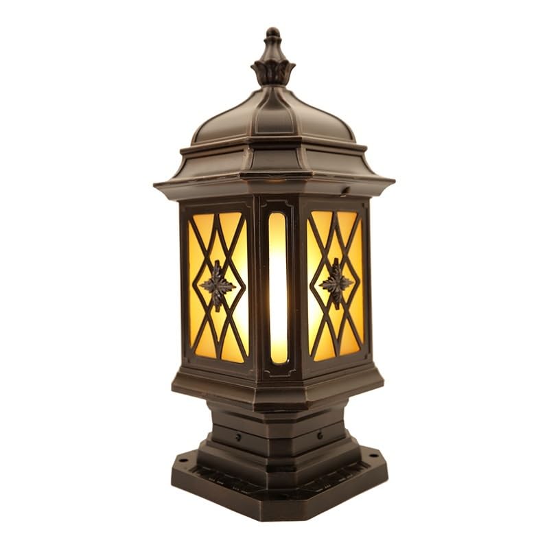 Lampe de poteau de style chinois pour illuminer vos soirées de jardin