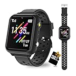 Retysaz Kids Smart Watch 16 Game Smart Watch for kids Phone Fashion Smartwatches for Children 3-14 Great Gifts To Girls Boys Electronic Learning Toys (Black)