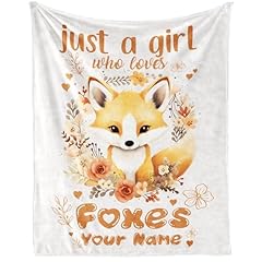 Fox Blanket 3 Custom Name