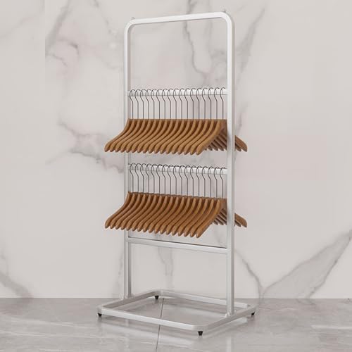 Metal Clothing Display Rack for Retail | Floor-Standing Multi-Layer Garment Rack | Space-Saving Clothes & Underwear Organizer for Stores
