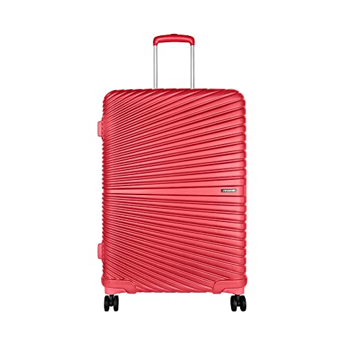 Image of YAYAVAR PC Berlin Multipurpose Easy Portable Hard-Sided Spinner Wheel Luggage Bag (Red, 75cm, Large)