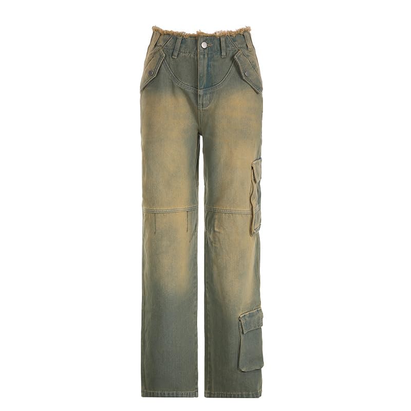 Y2K Aesthetic Cargo Track Pants Cyber Fairy Grunge Pants Spring Wide Leg Korean Trousers Casual Kpop Pants