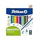 Pelikan 724013 - Buntstifte sechseckige Holzstifte Packung mit 24 Farben