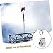 Veemoon Heavy-Duty Cable Pulley System Swivel Block Wheel for Lifting Traction Applications for Construction Warehouse Industrial Use Easy Installation Versatile Functionality