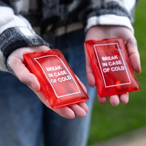 Chauffe-mains avec message amusant : idée cadeau hivernale originale pack de 2 ou 4 - 6