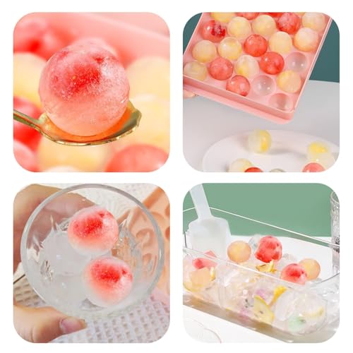 2-Pack Silicone Ice Ball Molds with Lids for Whiskey & Cocktails – Easy Release, Reusable, Freezer Safe - Image 6