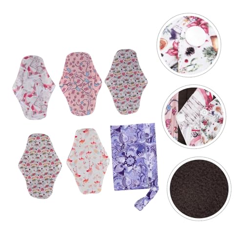 iplusmile Claro 5 Peças Almofada De Toalha Lavável Da Tia A Camada Interna É Almofada De Guardanapo