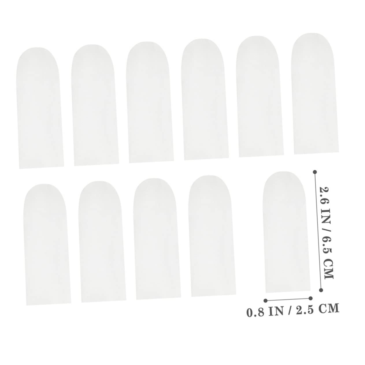 HONMEET 200Pcs Cut Resistant Finger Protectors Cut Finger Covers for Kitchen Gardening Handicrafts and More Comfortable Thumb Sleeves Versatile Safety