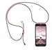 EAZY CASE Handykette kompatibel mit iPhone 6 / 6S Handyhülle mit Umhängeband, Handykordel mit Schutzhülle, Silikonhülle, Hülle mit Band, Stylische Kette mit Hülle für Smartphone, Rosé-Gold