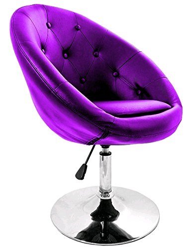 La Silla Española Marbella Taburete de Diseño, Piel, Rosa, 50x40x63 cm