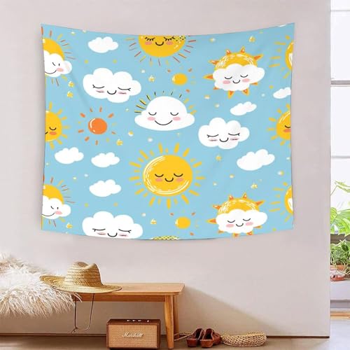 Art mural tapisserie grand tissu été frais pour chambre