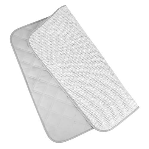 BCOATH Protection Underpad Waterproof Seat Washable Pet Mat Soft Polyester Surface Leak Gray