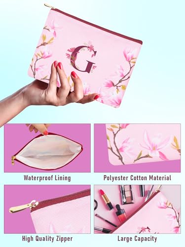 Image of DOODLE Monogram G Diary Gift Set - B6 Soft Bound Ruled Notebook with Tote Bag & Zipper Pouch - Premium Stationery Gift for Women & Girls