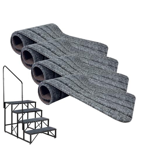 Cubiertas de pasos de RV de 24.02 pulgadas: Alfombrilla anti-slip para proteger tu vehículo