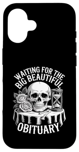 Memento Mori �X�J�� �����v �_�[�N���[���A �S�V�b�N �X�}�z�P�[�X iPhone 16 �p