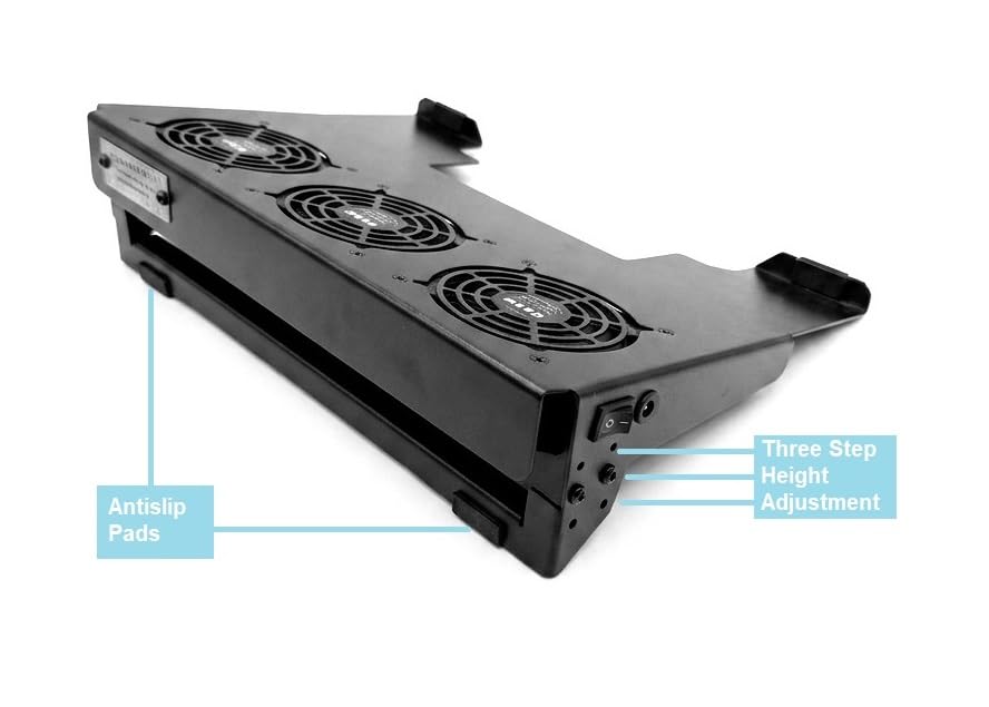 Image of Fourdot Coolings Industrial High Speed Laptop Cooling Pad (15.6inch Dodger-M)