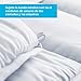 Linenspa Comforter Duvet Insert Full Grey/White Down Alternative All Season Microfiber-Full Size - Box Stitched