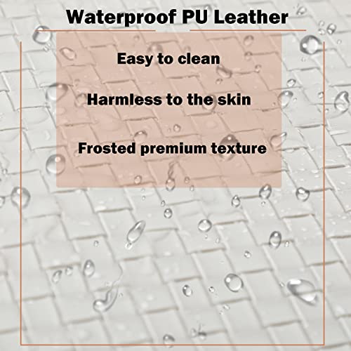 Alpha Home Counter Height Bar Stools, 24 Inches Bar Chairs With Upholstered Faux Leather, Bar Stools With Back, Barstools Set Of 2 With Gold Metal Frame, Islands Stools For Kitchen Counter And Bar #TOP6