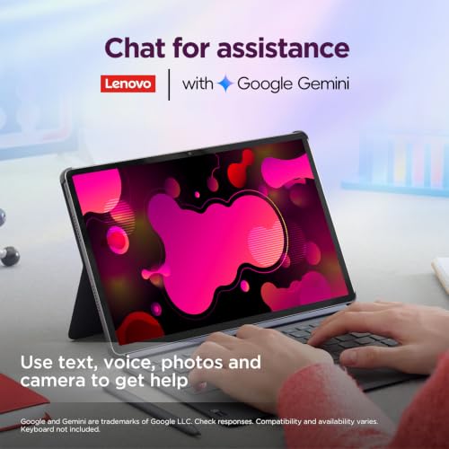 Image of Lenovo Idea Tab Pro 12.7 inch 3K Student Tablet, MediaTek Dimensity 8300 | 8GB RAM, 192GB Storage(UFS+64GB SD), Android Tablet, JBL Speakers, Dolby Atmos, Google Gemini, Long Battery, Pen & Folio Case