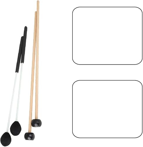Miniatura 8 de Milisten Glockenspiel - 2 pares de marimba martillo para niños, accesorios para xilófono, xilófono, palillos de tambor, xilófono para niños, mazo,