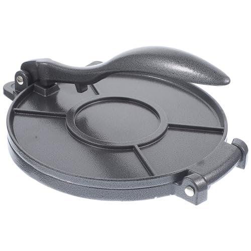 KESYOO Tortilla Press Folding Aluminum Tortilla Maker Roti Pie Press Kitchen Tool Grey 10.41X7.86X1.97in