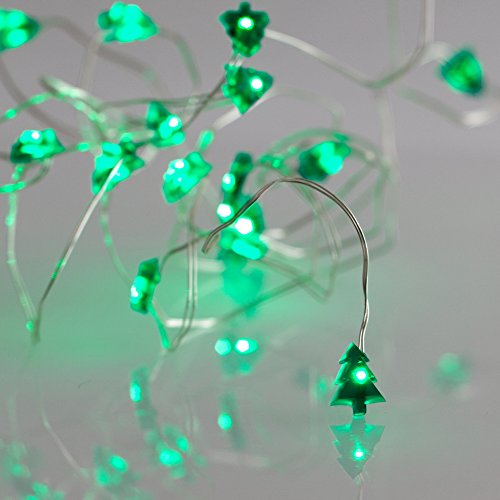 Preisvergleich Produktbild LED Draht Stern Schneeflocke Lichterkette biegsam Batteriebetrieb 1,9m (Tanne)