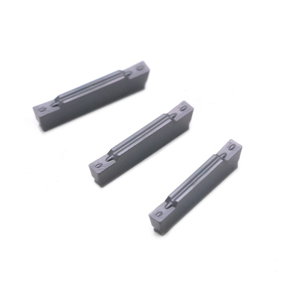 MGMN200-M Acero indexable Corte de ranurado CNC Torno CNC Herramienta MGEHR Insertos de carburo de corte de ranura,10 piezas