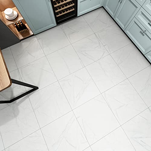 Westick Peel And Stick Floor Tile White Floor Tiles Peel And Stick Waterproof Bathroom Vinyl Peel And Stick Tiles Marble Vinyl Stick On Floor Tiles Vinyl Tiles Peel And Stick Floor 12 X 12 In 20 Pcs #TOP1