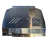TBW Performance Aluminum Under Tray Skid Plate Engine Shield for 10th Gen X Honda Civic (2016-2021) (Silver (Raw)) (CivicXengine)
