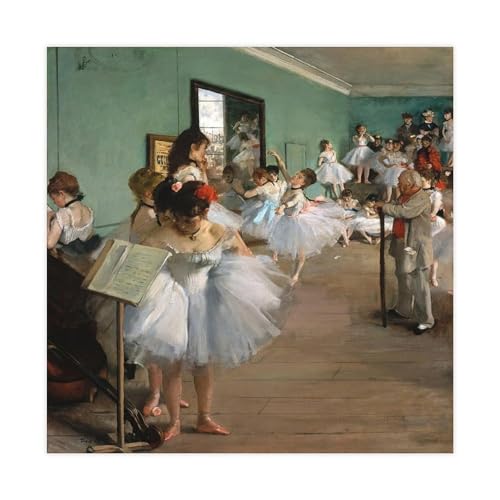 Poster Edgar Degas Dance Class pour habiller un mur vide sans cadre lourd