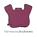 Sunbeam Heating Pad for Neck & Shoulder Pain Relief, XL Renue, 4 Heat Settings with Auto-Shutoff, Burgundy, 25-Inch x 25-Inch Red Burgundy, 1 Count