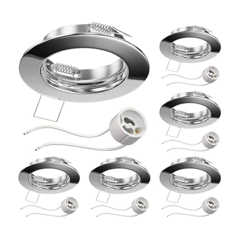 ledscom.de Recessed Ceiling Frame with GU10 Socket Cover