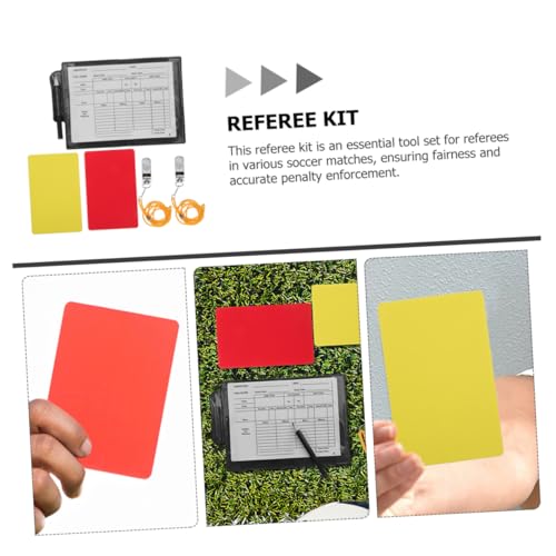 Kit Profesional Árbitro de Fútbol con Silbatos y Tarjetas miniatura 3
