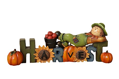 Your Hearts Delight Harvest Fall Fun Word Sign, 10-1/2 by 2-3/4 by 4-1/4-Inch