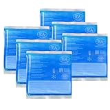 IEA Medical Kalt Warm Kompressen | 3er Set | 13x14 cm | Kühlpacks für Prellungen, Insektenstiche und andere Schmerzen | wiederverwendbare Gel-Kühlkissen (3er Set Kompresse S) Blau