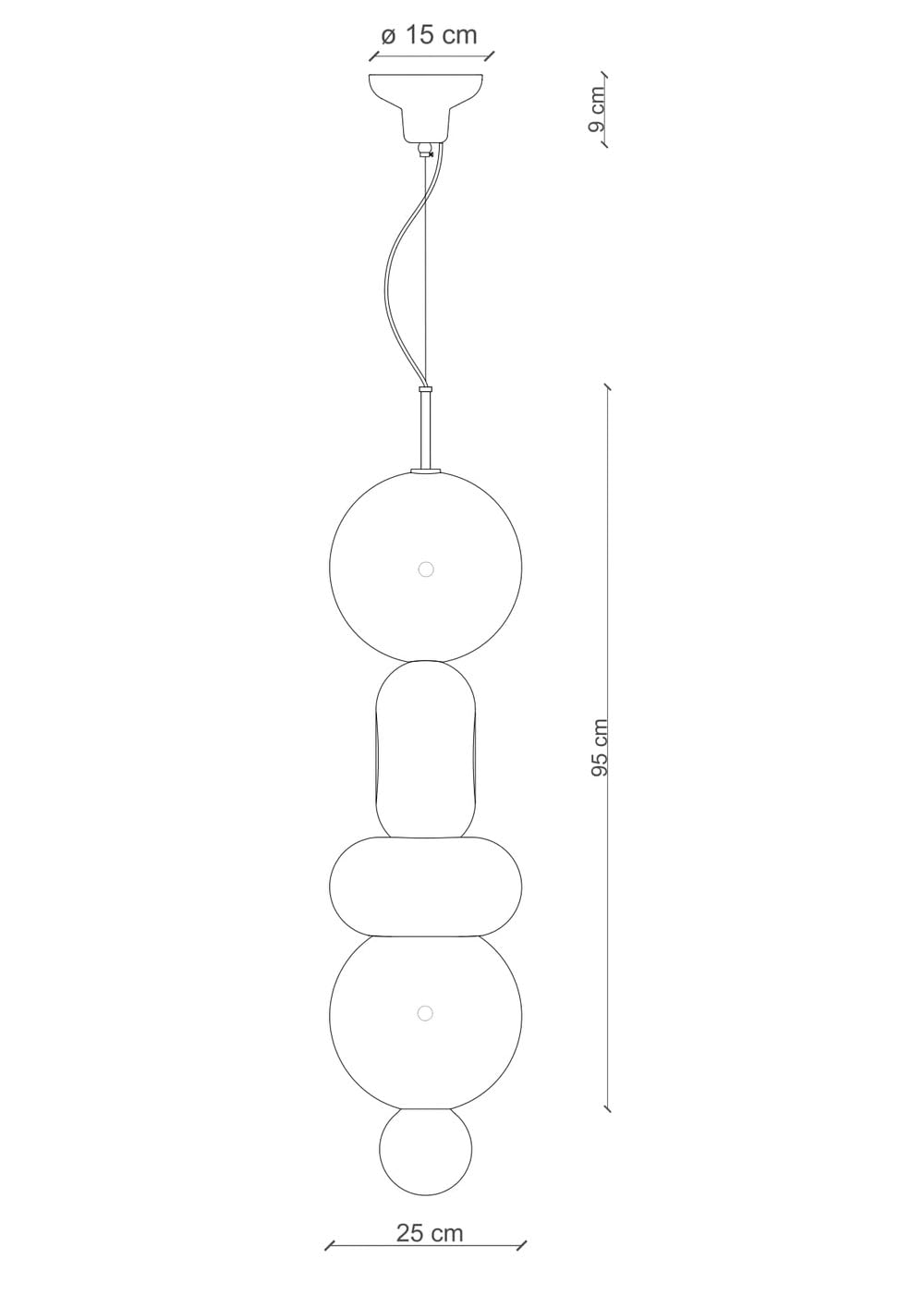 Lampadario a sospenisone in ceramica design moderno tortora e marrone 1 luce per salotto, cameretta, ingresso, corridoio, sala da pranzo, camera da letto, soggiorno, FLR-177