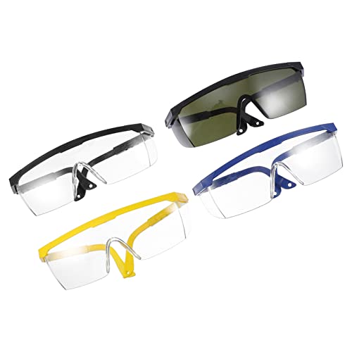 TOPPERFUN 8pcs Outdoor Windproof Goggles Cycling Goggles Uv and Shockproof for and Industrial Use