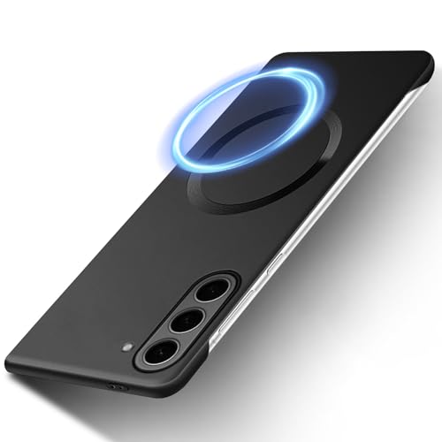 Ultra Dünne Handyhülle für Samsung Galaxy S23 Hülle Mit Magnet [Randlos – Originalgefühl] Matte Slim Fit Schutzhülle Mit...