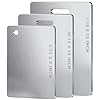 Titanium Cutting Boards For Kitchen, 3Pcs 100% Pure Cut Titanium Cutting Board, Food Grade Quality,Easy To Clean And Will Not Absorb Odors, Suitable For Kitchen Or Outdoor Camping