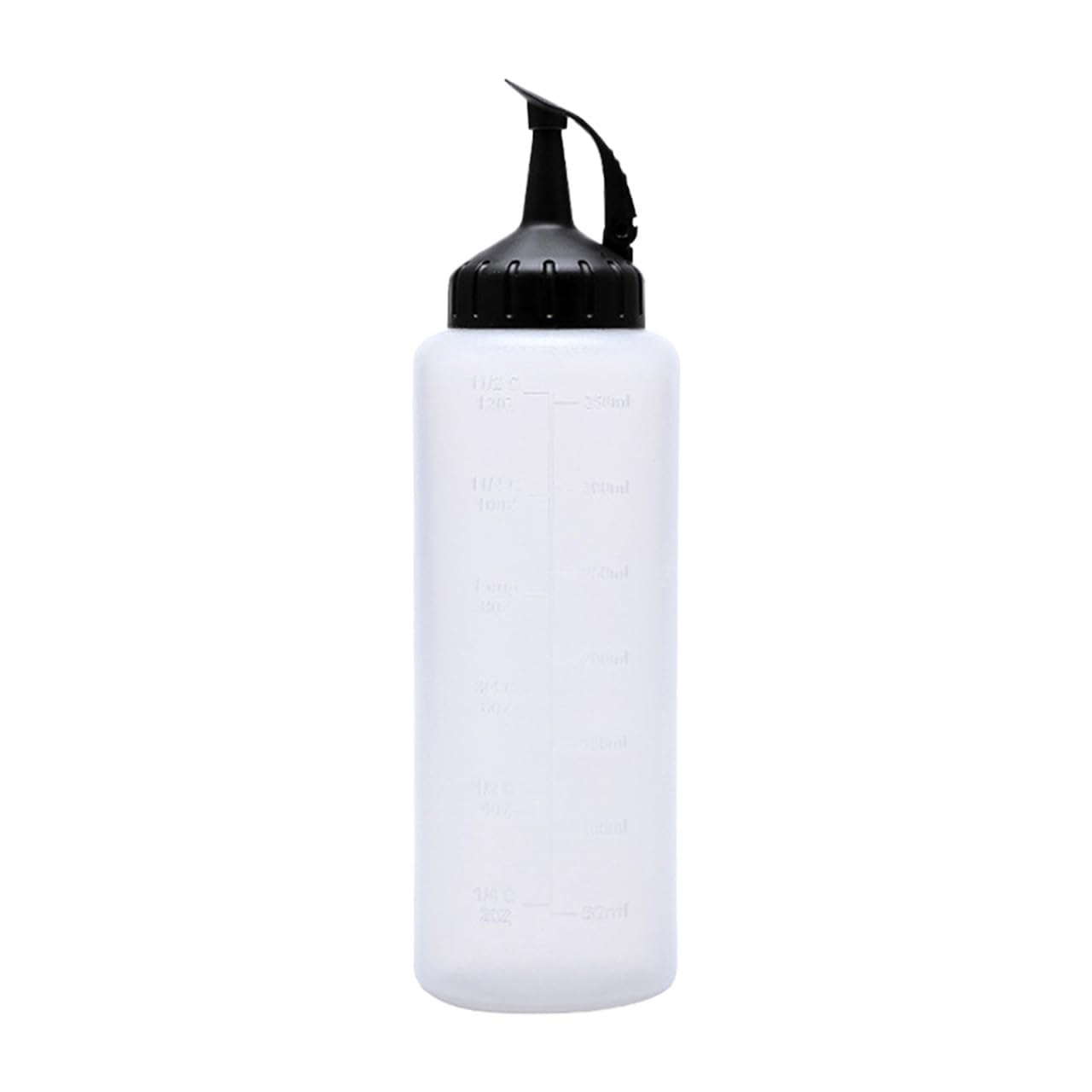 ZNJAMN 10pcs Squeeze Condiment Bottles With Nozzles Ketchup BBQ Sauces Olive Oil Bottle Dispenser Sauce for Seasoning(Black,350ml)